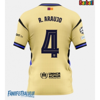 Barcelona Ronald Araujo #4 Tricou Fotbal Replică 2025-26 Barbati Deplasare